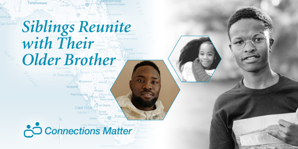 Siblings Reunite with Their Older Brother